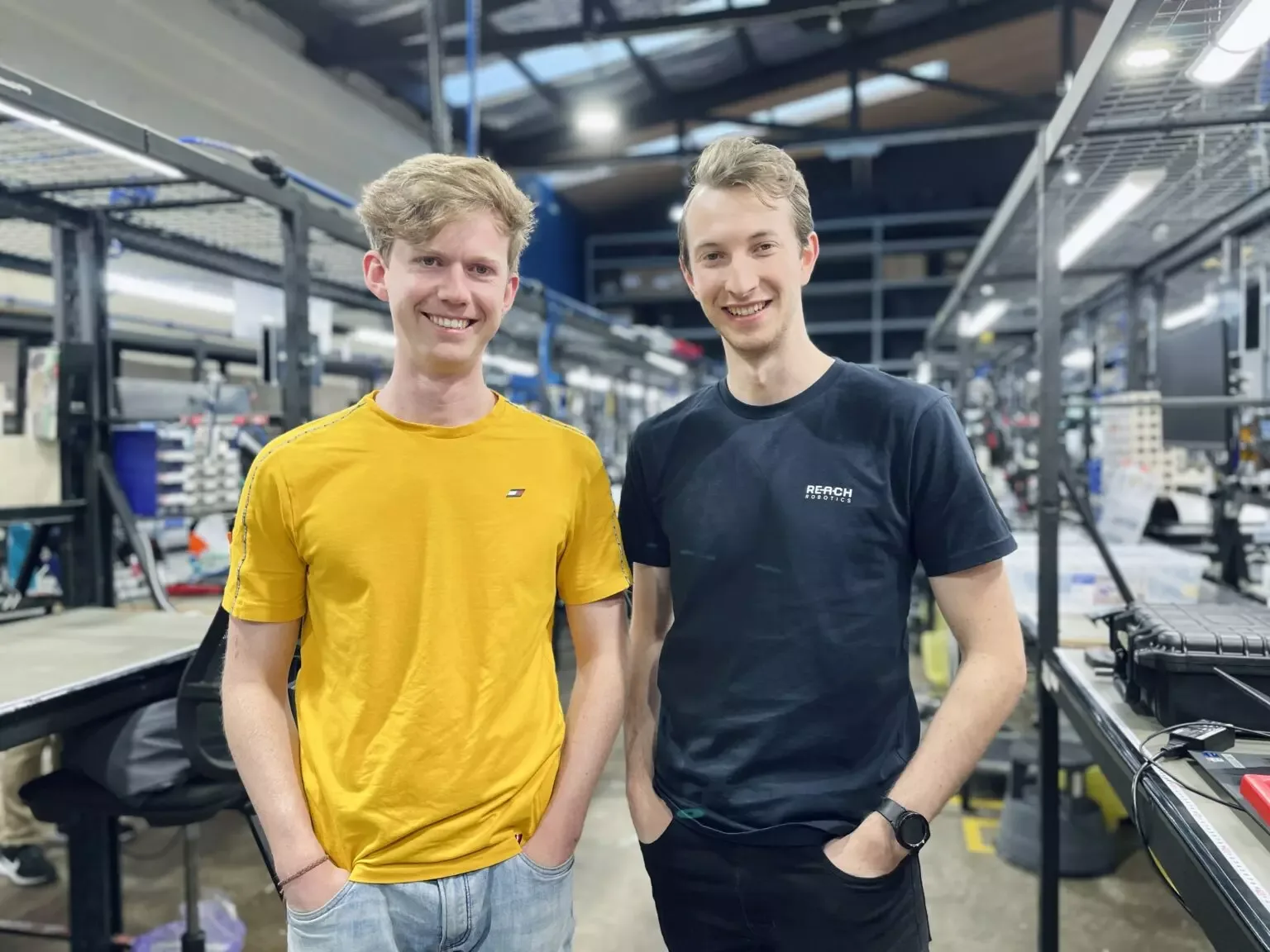 Mechatronics Engineer, Ben Steer (left) and R&D Technician, Luke Jackson (right)
