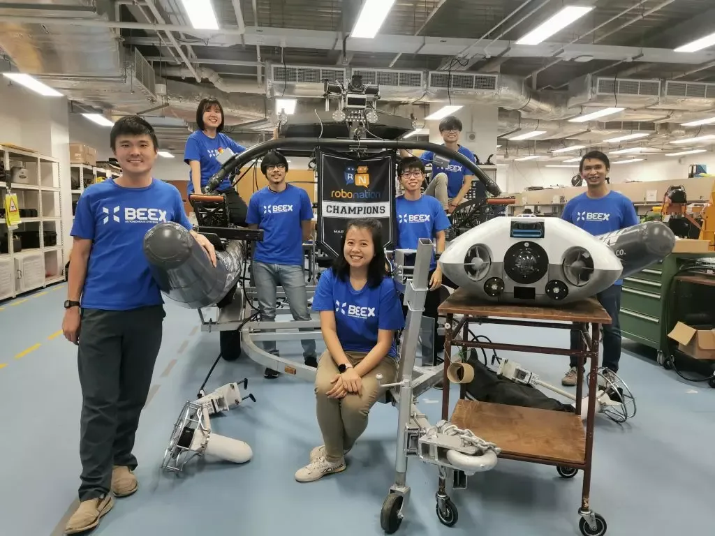 The BeeX Team and their AUV
