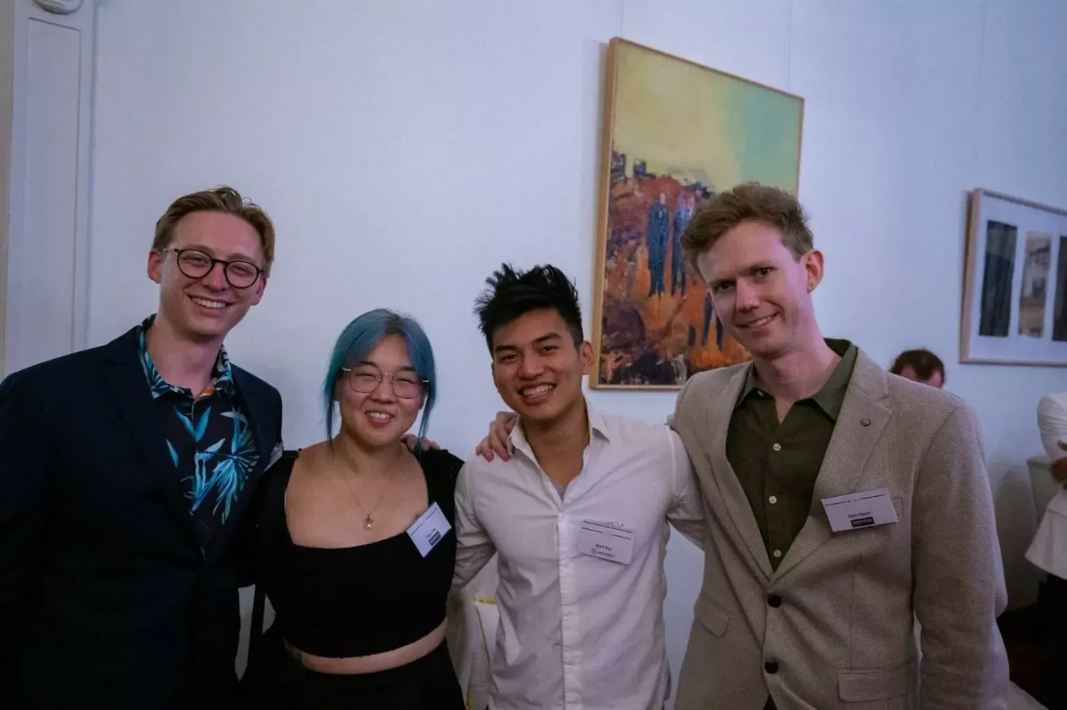 Harry, Yige, previous Reach Robotics intern Khit and Ben