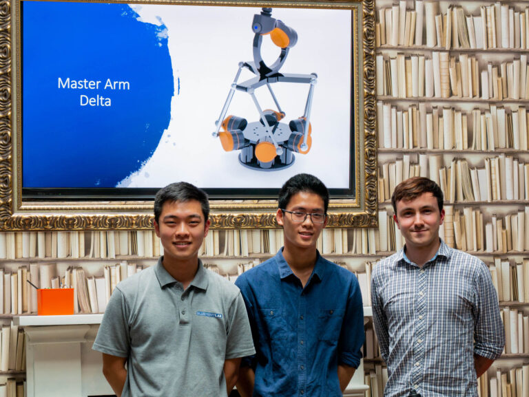 Summer Interns Create Prototype Master Arm Delta to pair with Reach Robotics manipulators