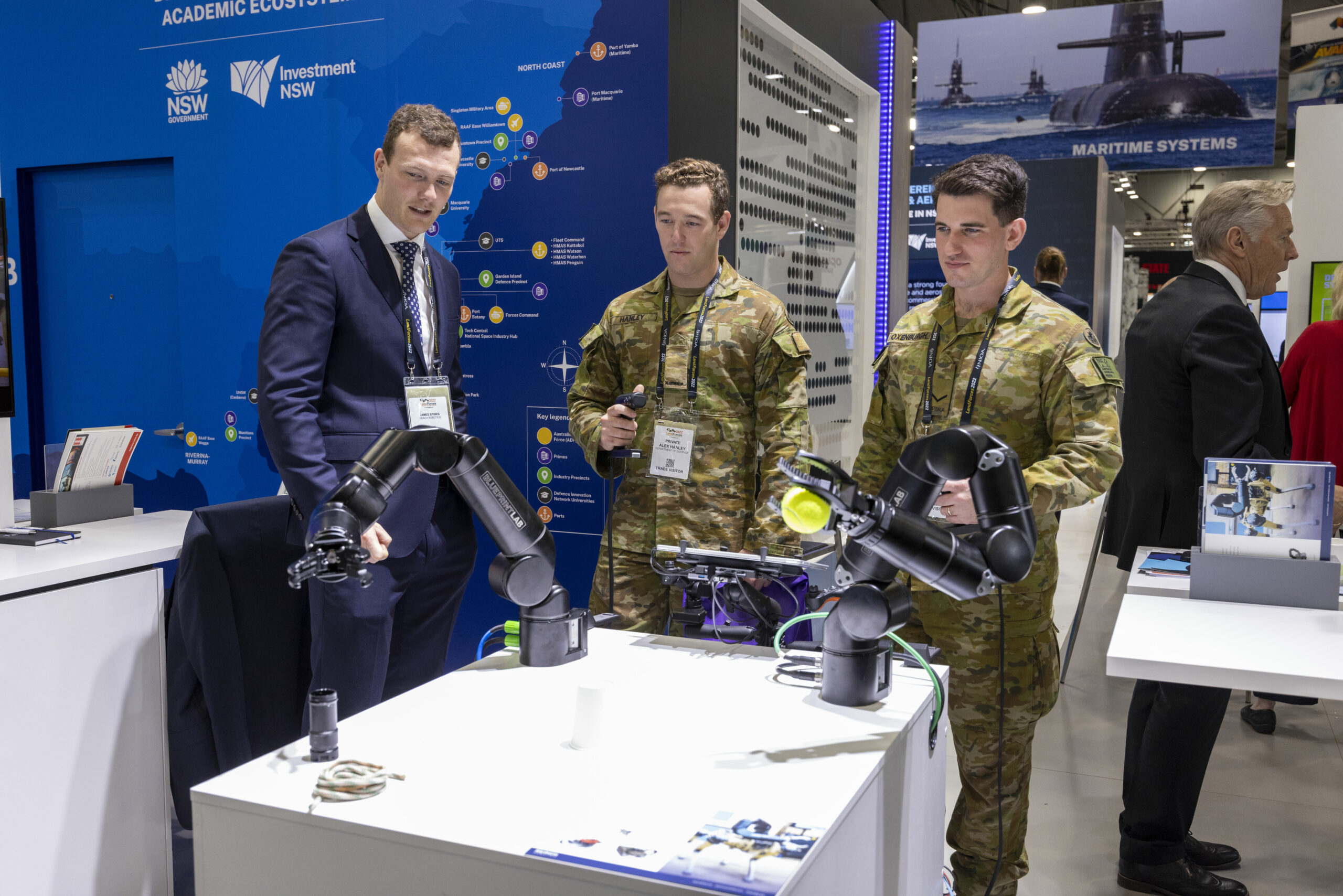 Innovative new Master Pilot Controllers on show at Land Forces 2022
