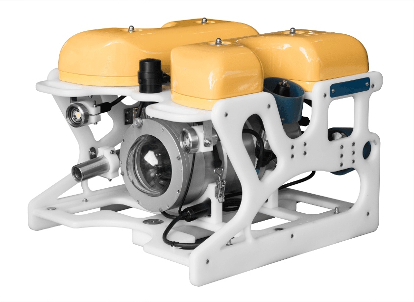 Modern,Remotely,Operated,Underwater,Vehicle,(rov),Isolated,On,White,Background