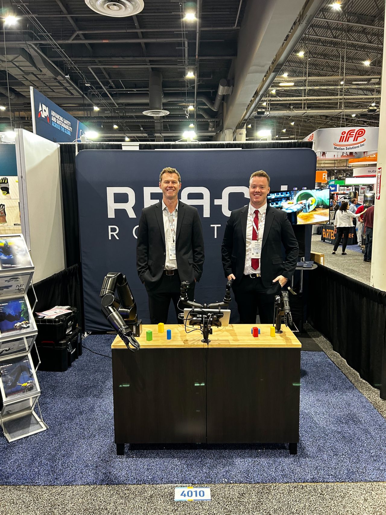 Reach Robotics team members Curtis Opsahl, Sales Engineer for North America & Ethan Grenot, Technical Sales Engineer
